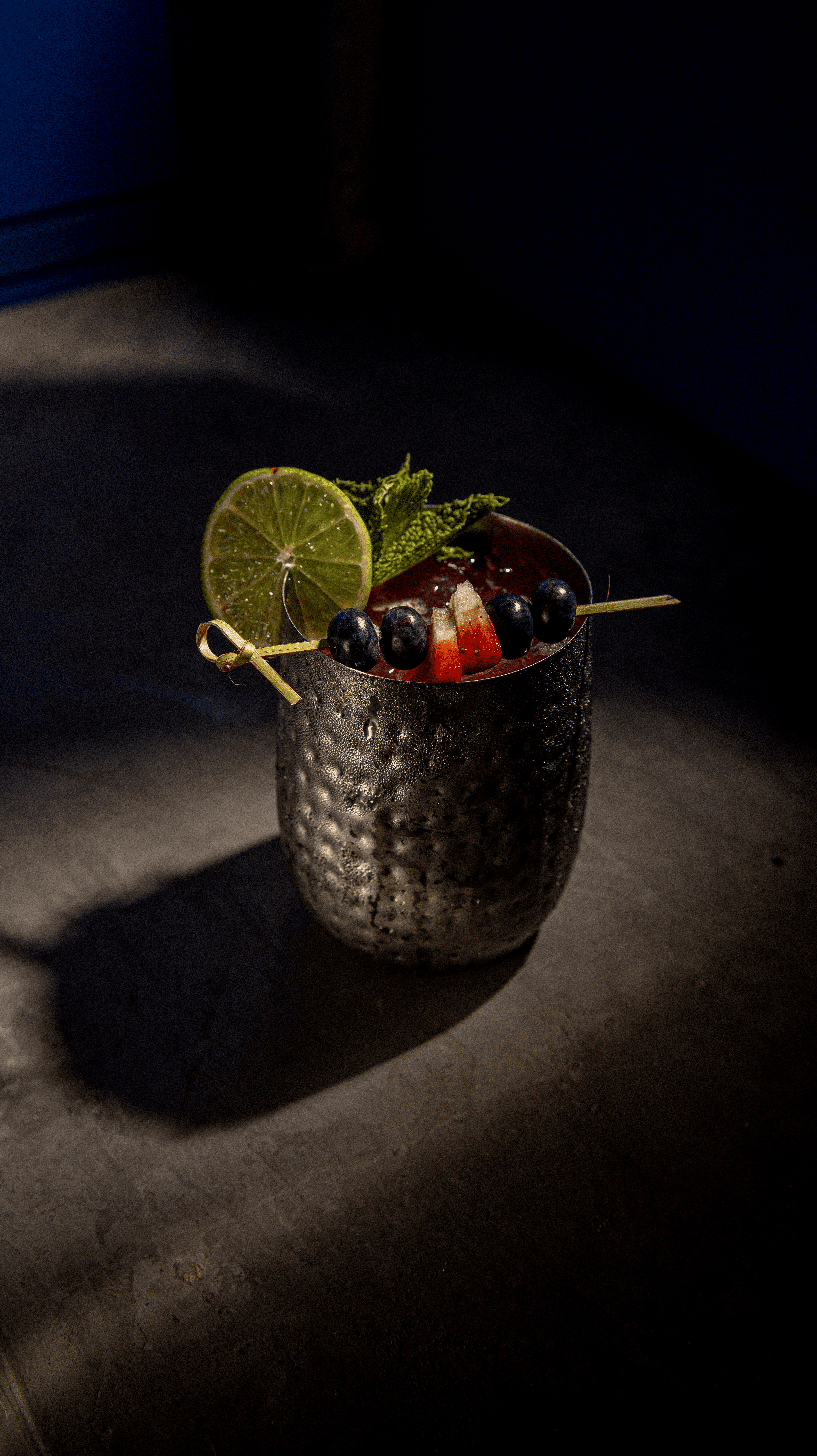 Soda de frutos rojos
